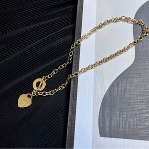 Gold Thick Link Chain Necklace